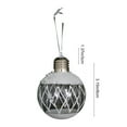 thumbnail image 3 of Hometravel Christmas Ornaments Ball Light Up, Plastic Hanging Baubles with Glow Effect, Illuminated Bulb Balls for Holiday Party Tree Decor, 3 of 6