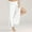 01 White, variant on Weiqiqre Wide Leg Yoga Pants for Wo Palazzo Slit Wide Leg Pants Casual High Slit Layered Wide Leg Yoga Pants Cropped Pants Flowy Layered Palazzo Pants