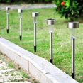 thumbnail image 6 of Solar Lights Outdoor Garden Led Light Landscape/Pathway Lights Stainless Steel-12 Pack, 6 of 8