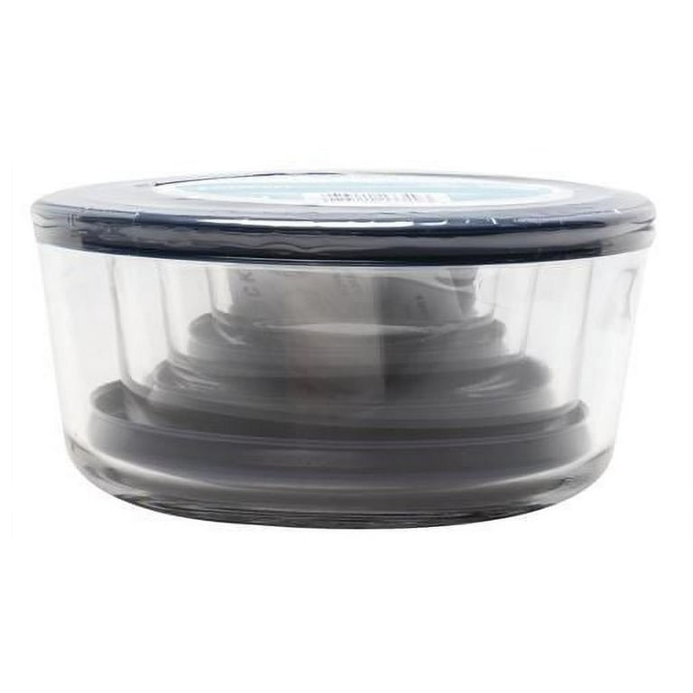 Anchor Hocking Glass 1 Cup Round Food Storage with Truelock Locking Lid  Value Pack, 4-Piece Set - Macy's