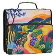 thumbnail image 5 of FORMRS Zipper Binder with Shoulder Strap 2-inch Ring 500 Sheet Capacity File Bag, Art Path, 5 of 5