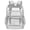 Light Gray, variant on BTEPGSA Heavy Duty Clear Backpack, School Backpack College Bookbag PVC See Through Transparent Backpacks