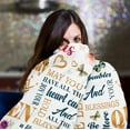 thumbnail image 3 of Happy Birthday Gifts For Women Blanket 50*60 - Birthday Queen - Best Birthday Decorations For Friends/Mom/Wife/Sister - Gifts For Women Birthday Unique, Happy Birthday Gift Ideas Throw Blankets, 3 of 7
