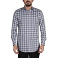 thumbnail image 1 of Men Formal Shirt NAVY WHITE CHECK, 1 of 4