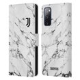 thumbnail image 1 of Head Case Designs Officially Licensed Juventus Football Club Marble White Leather Book Wallet Case Cover Compatible with Samsung Galaxy S20 FE / 5G, 1 of 6