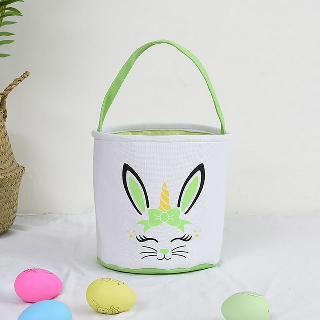 Mohdy Easter Bag Green,Candy Creative Rabbit Gift Easter Bag Bag Accessory Bunny Present Home Home Decor,Include:1X Easter Bag,Material:Cloth