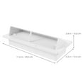 thumbnail image 3 of LIFKOME Remplacement de Ventilation RV ABS Blanc pour Besoins de Ventilation Lot de 1, 3 of 7