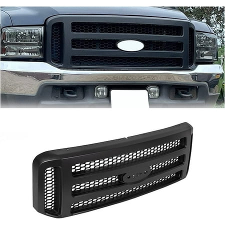 Kojem Front Grille Grill Mesh Style Assembly for 1999 2000 2001 2002 2003 2004 F250 F350 Super Duty Excursion Kojem Front Grille Grill Mesh Style Assembly for 1999 2000 2001 2002 2003 2004 F250 F350 Super Duty Excursion