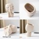 thumbnail image 5 of Macetas de cara - Maceta de cabeza, Macetas suculentas, Maceta de cabeza de maceta de cara, Decoración de jardín para plantas de interior y exterior con Ormromra BST3082887, 5 of 5
