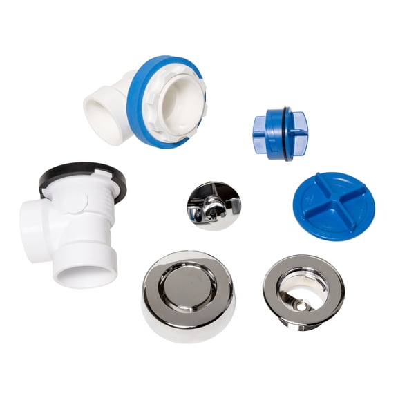 Dearborn P9960CPD True Blue 1-1/2" Tub Drain Kit - - Chrome
