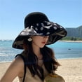 thumbnail image 4 of Neinkie Women Mesh Sun Hats Summer Beach UV Protection UPF Packable Wide Brim, 4 of 7