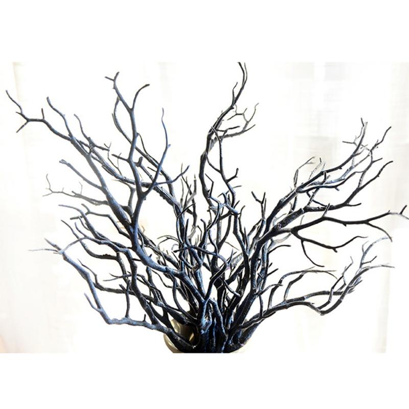 Dried Artificial Plant Tree Branches Stem Home Flowers Decoration 3Pcs (vase not included
