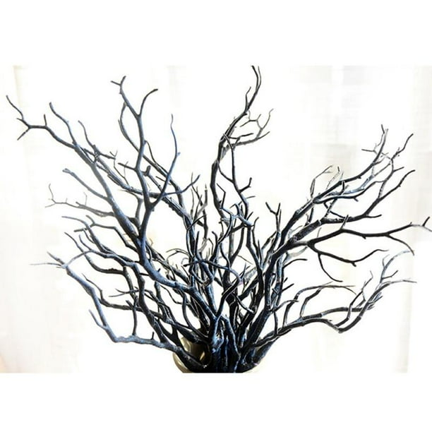 Dried Artificial Plant Tree Branches Stem Home Flowers Decoration 3Pcs