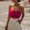 ZA-Red-womens tube tops, variant on Wiyuqeen Women's Strapless Tulle Crop Top Elegant Mesh Pleated Tube Tops Off Shoulder Bustier for Party Clubwear