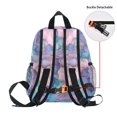 thumbnail image 5 of FORMRS Kids School Backpack with Front Zippered Pocket 12" Student Travel Daypack, Pink Marble Pattern, 5 of 6