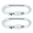 thumbnail image 1 of Chaîne à Maillons Rapides, Acier Allié Robuste Capacité de Charge 22KN 2 Pcs Connecteur de Chaîne Multifonctionnel pour Ports, 1 of 7