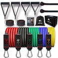 thumbnail image 1 of Bandas de Resistencia, Bandas de Resistencia multifuncionales para Entrenamiento de Fuerza y Equipos de Fitness. Ligas de Resistencia Pesada de 150 Libras apilable Ejercicio, 1 of 7
