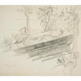 thumbnail image 3 of Ivan Ivanec 17x15 Black Modern Framed Museum Art Print Titled - Officer Lying in the Casket (1944), 3 of 5