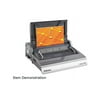Fellowes Galaxy Electric Comb Binding Machine 25 Sheets Punched with Starter Pack, Gray