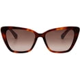 thumbnail image 2 of Kate Spade Women's Lucca Havana Cat Eye with Gradient Sunglasses LUCCAGS-0086-HA, 2 of 3