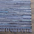thumbnail image 3 of SAFAVIEH Rag Robynne Striped Cotton Area Rug, Purple/Multi, 6' x 9', 3 of 10