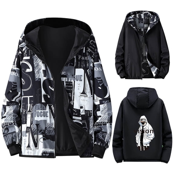 Mens Waterproof Rain Jacket Windbreaker Lightweight Coat Mens Raincoat Outerwear