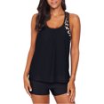 thumbnail image 1 of Womens Racerback Swimming Suit Tankini Set Swimsuit Bathing Suit with Boyshorts S-XXL, 1 of 3