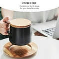 thumbnail image 3 of 1 Set Practical Coffee Mug Breakfast Mug Simple Milk Juice Mug with Lid, 3 of 8