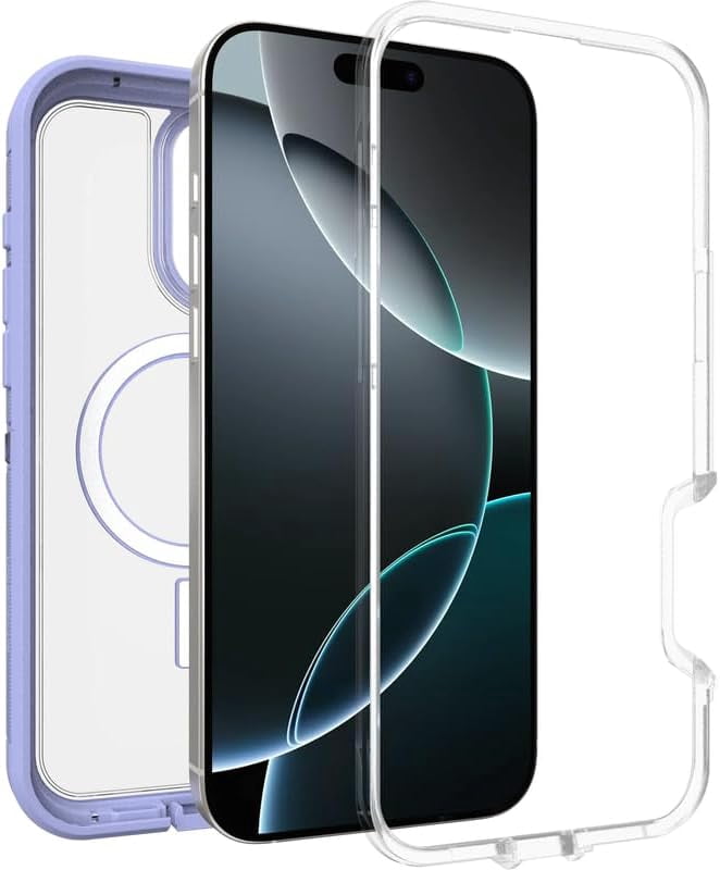 OtterBox iPhone 16 Pro Max (Only) - Defender Series Pro XT Case for MagSafe - Denver Dusk Purple - Screenless - Lanyard Attachment - Retail Packaging