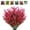 Pink, variant on Sinhoon 8 Bundles Artificial Lavender Fake Plant Outdoor UV Resistant Faux Flower Plastic Decorations Indoor Outside Hanging Bouquet for Garden Porch Ornament (Pink)