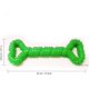 thumbnail image 5 of Juguete masticable para perros de resistencia, juguete interactivo para perros con forma de cachorro de goma de 33 cm, con diseño convexo fuerte, adecuado para masticar agresivamente por perros pequeños y grandes (verde) oso de fresa Electrónica, 5 of 5