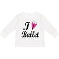 thumbnail image 3 of Inktastic I Heart Ballet Dance Ballerina Girls Long Sleeve Toddler T-Shirt, 3 of 5