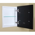 thumbnail image 2 of 11x14 Portrait Black Mirrored Medicine Cabinet by Fox Hollow Furnishings, 2 of 2