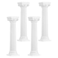 thumbnail image 4 of 4Pcs White Plastic Roman Column Cake Pillars for Tiered Cakes and Stands, 4 of 8