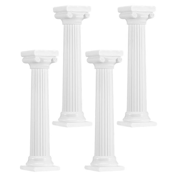 OUNONA  4 Pcs Cake Decorating Turntable Roman Column Support Rod