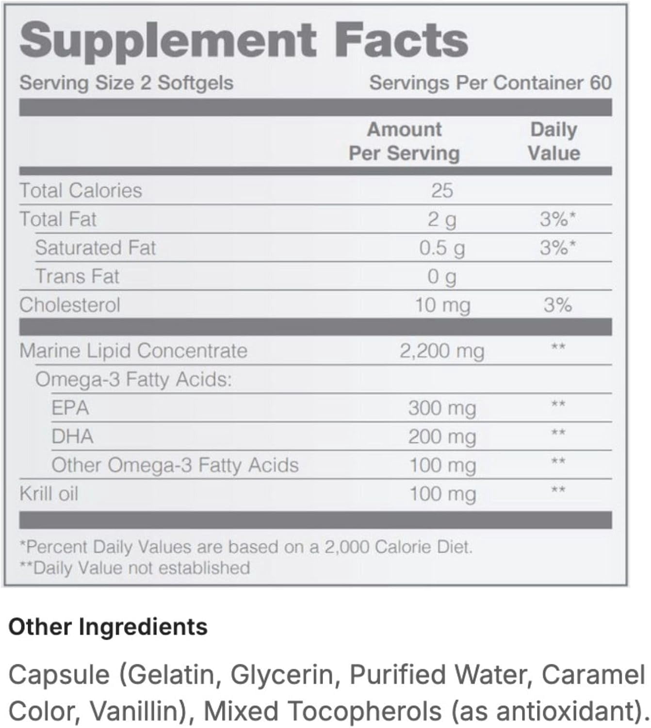 Nu Skin Pharmanex Marine Omega-3 Fish Oil Softgels, Omega-3 Fatty Acid Supplement, 120 Count