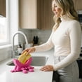 thumbnail image 5 of Cute Hanging Sponge Holder with Drainage – Keeps Your Sponge Dry & Smiling, For Scrub Daddy Holder, Funny Sponge Stand for Kitchen Sink, 3D Printing Countertop Sponge Holders, 5 of 7