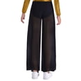thumbnail image 2 of TiaoBug Kids Girls High Waisted Sequins Side Slit Chiffon Wide Leg Pants Belly Dance Performance Bottoms Gold 14, 2 of 7