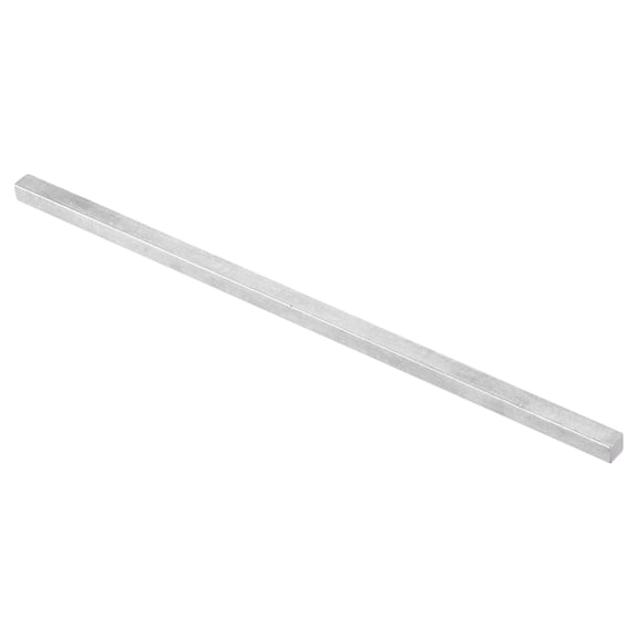 Square Steel Key Stock, 3/8" x 3/8" x 12" Cold-Drawn 45# Steel Bars Precision Key Stock for Gearbox Coupling, Silver Tone