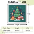 thumbnail image 2 of Unwrap a Beautiful Table with This 36x36 Christmas Tablecloth, Elastic Spandex Fabric for a Flawless Festive Look, 2 of 6