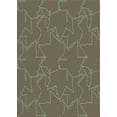 thumbnail image 1 of Ahgly Company Machine Washable Indoor Rectangle Transitional Red Brown Area Rugs, 7' x 9', 1 of 7