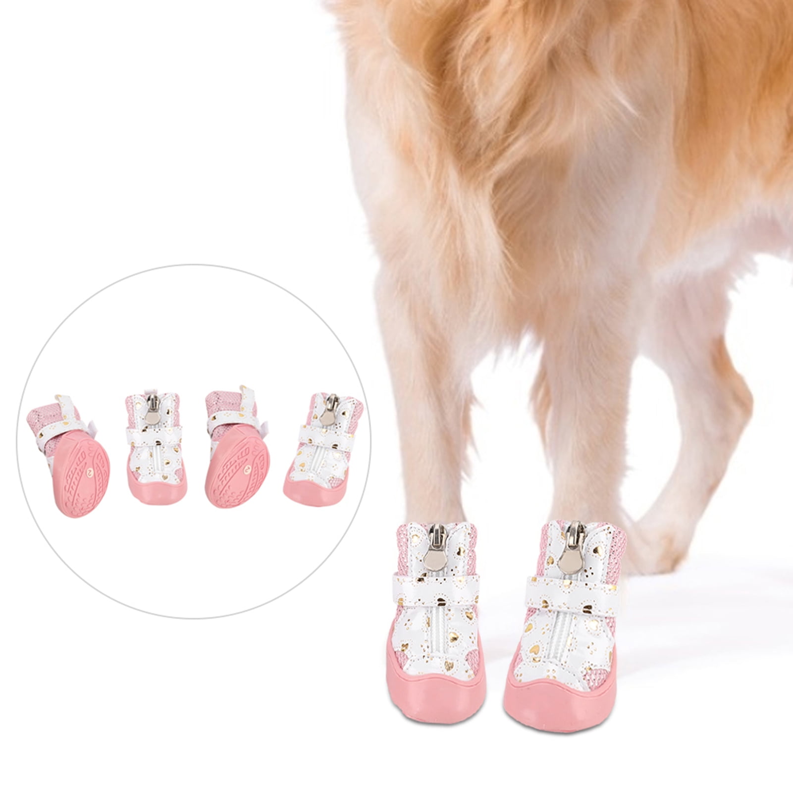 assistent Litteratur Genbruge Dog Shoes, Pink Puppy Shoes Pet Shoes, Super Soft For Daily Wearing Hiking  Running Climbing - Walmart.com