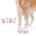 thumbnail image 1 of Zapatos para mascotas, lote de 4 piezas, botas para perros y cachorros, elegantes y modernos, 1 of 8
