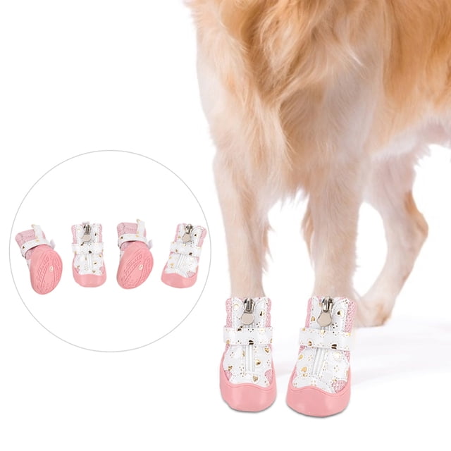 Zapatos para mascotas, lote de 4 piezas, botas para perros y cachorros, elegantes y modernos