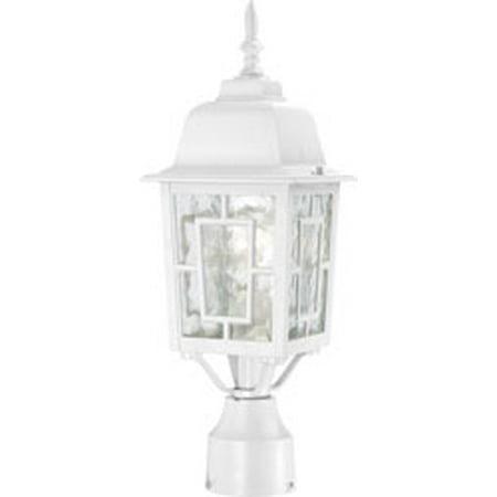 Replacement for 60/4927 BANYAN 1 LIGHT 17 INCH OUTDOOR POST WITH CLEAR WATER GLASS WHITE TRANSITIONAL replacement light bulb