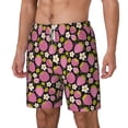 thumbnail image 2 of Balery Strawberry Mens Swim Trunks Swim Shorts for Men Quick Dry Inseam Beach Shorts with Compression Liner Pocket-X-Large, 2 of 9