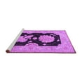 thumbnail image 2 of Ahgly Company Machine Washable Indoor Rectangle Oriental Purple Traditional Area Rugs, 2' x 3', 2 of 4