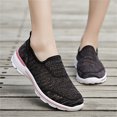 thumbnail image 2 of HBFAGFB Espadrilles pour Femmes Dames Été Légères en Maille Ajourée Antidérapantes Chaussures Décontractées Rouges Taille 39, 2 of 5