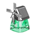 thumbnail image 3 of Lipstore Car Air Freshener House with Windmill Ornament Smooth Surfaces Solar Powered Green, 3 of 8