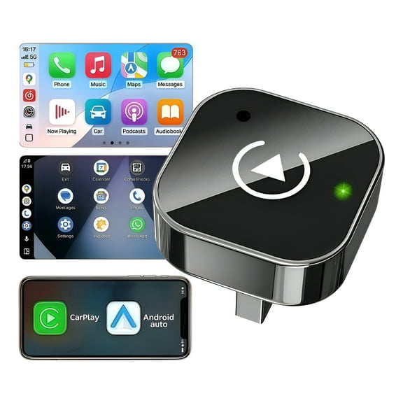 Wireless Carplay/Android Car Converter Adapter 2 in 1
